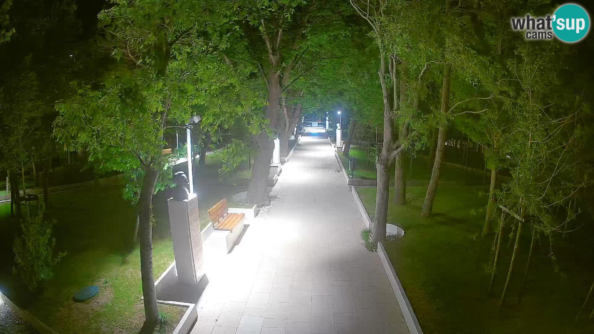 Writers’ Park Webcam Senj – Live by the Sea