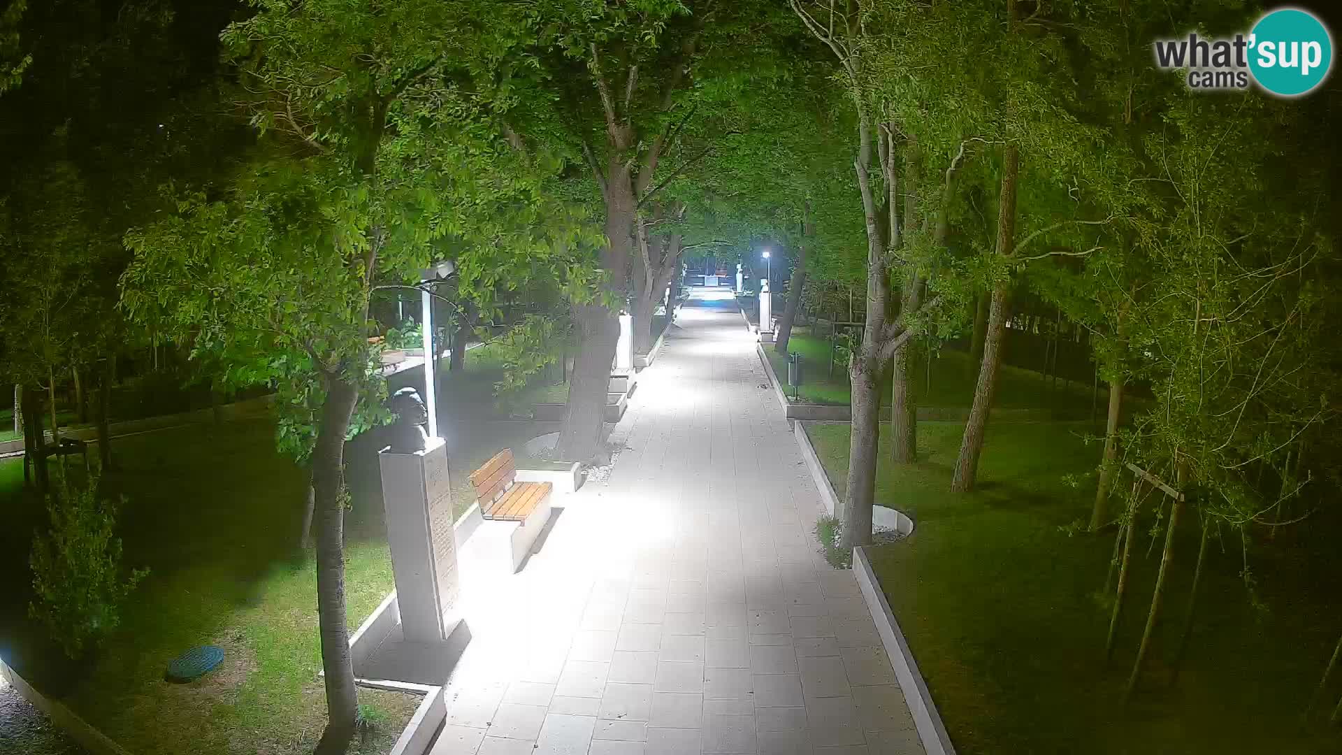 Writers’ Park Webcam Senj – Live by the Sea