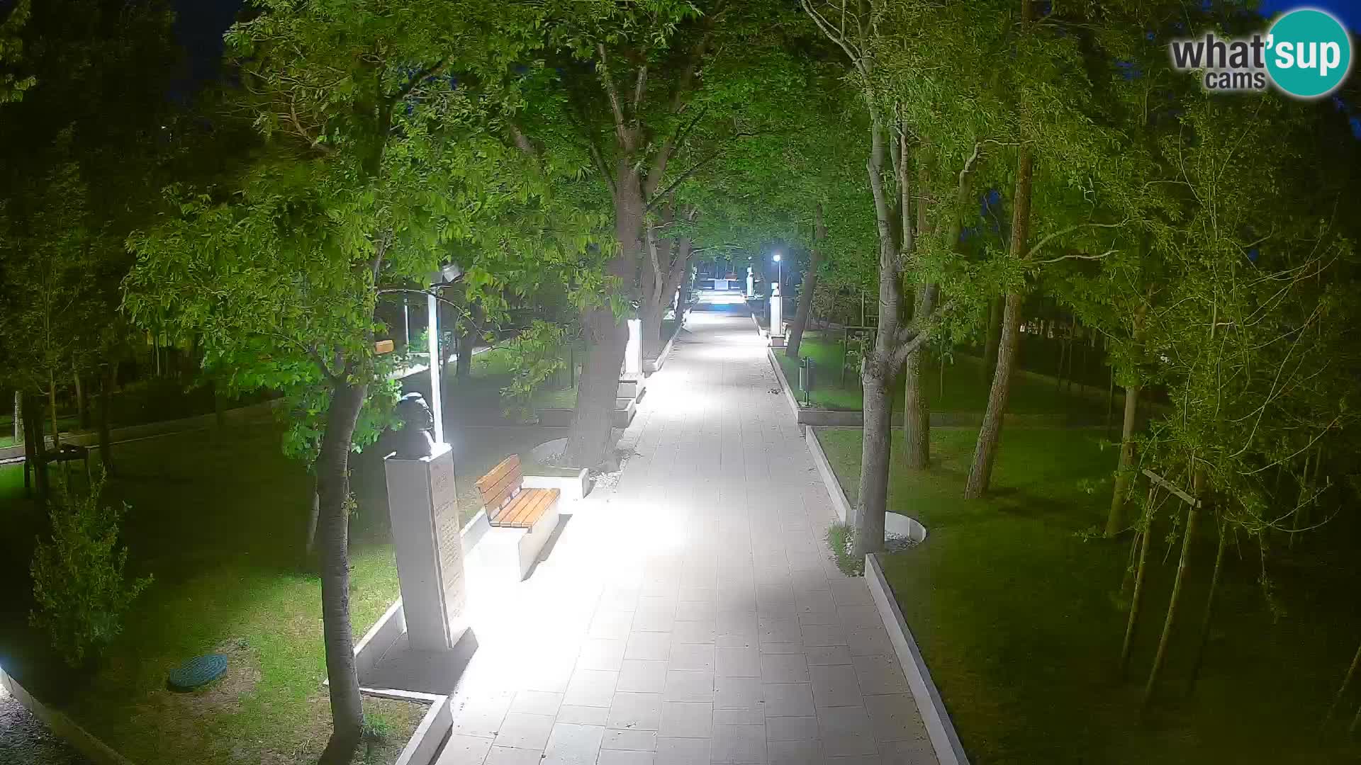 Writers’ Park Webcam Senj – Live by the Sea