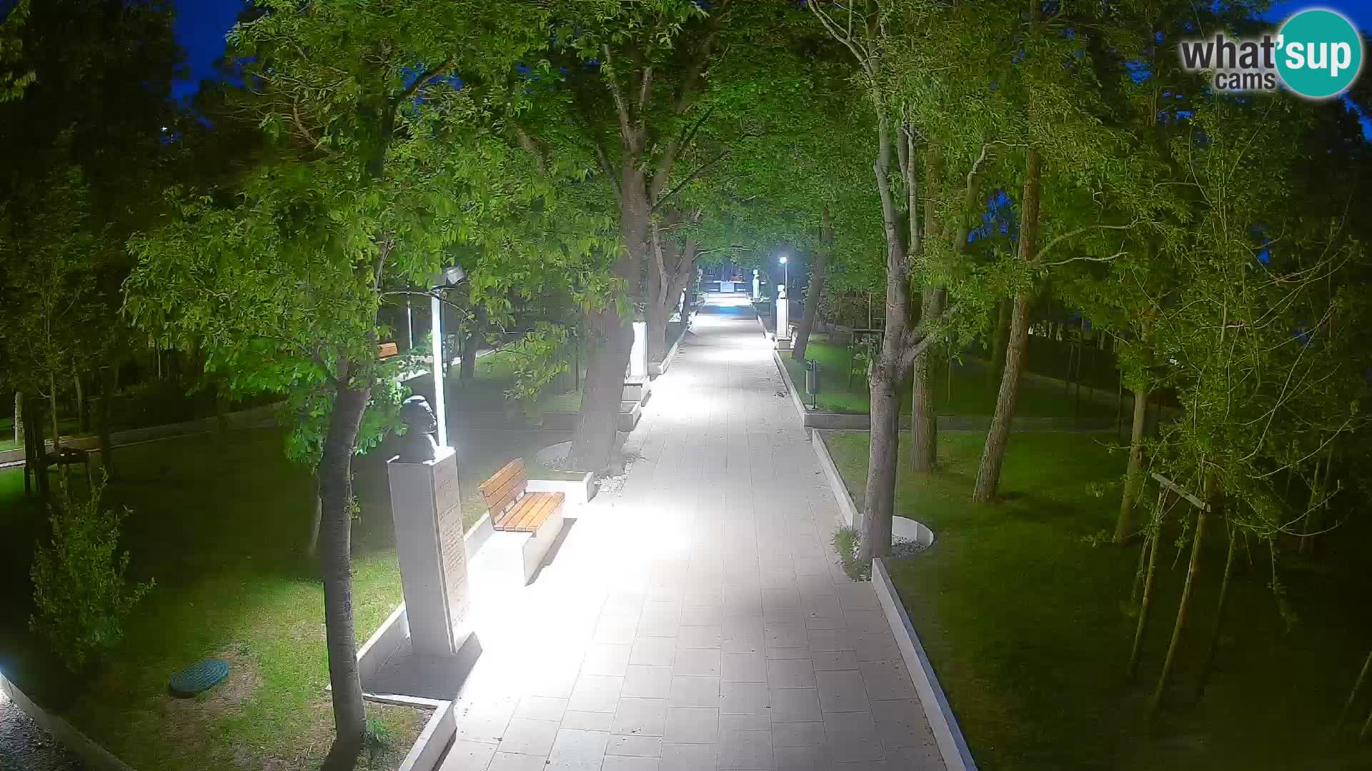 Writers’ Park Webcam Senj – Live by the Sea