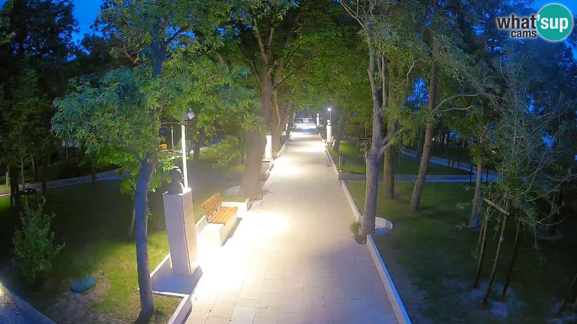 Writers’ Park Webcam Senj – Live by the Sea
