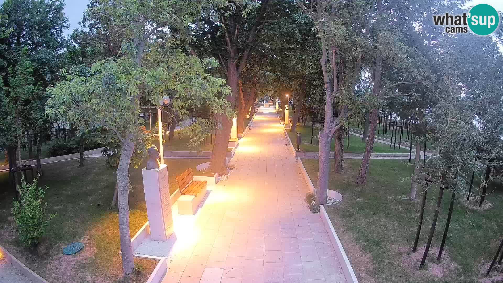 Writers’ Park Webcam Senj – Live by the Sea