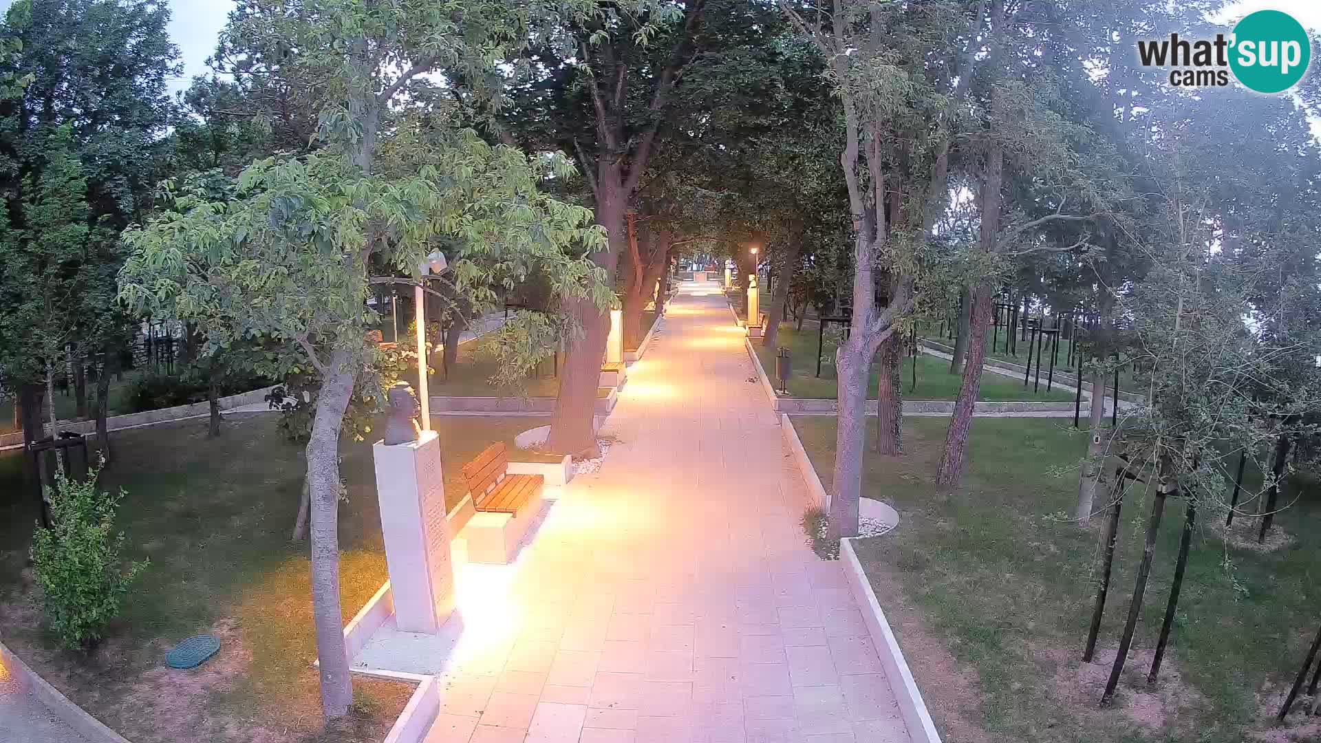 Writers’ Park Webcam Senj – Live by the Sea