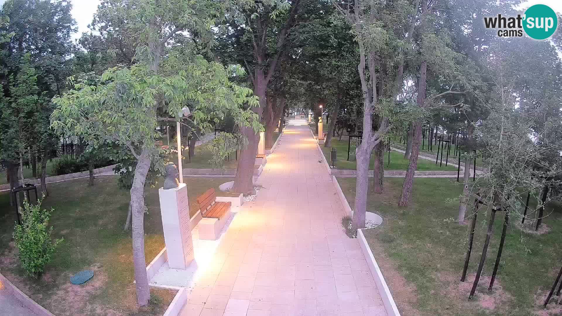 Writers’ Park Webcam Senj – Live by the Sea