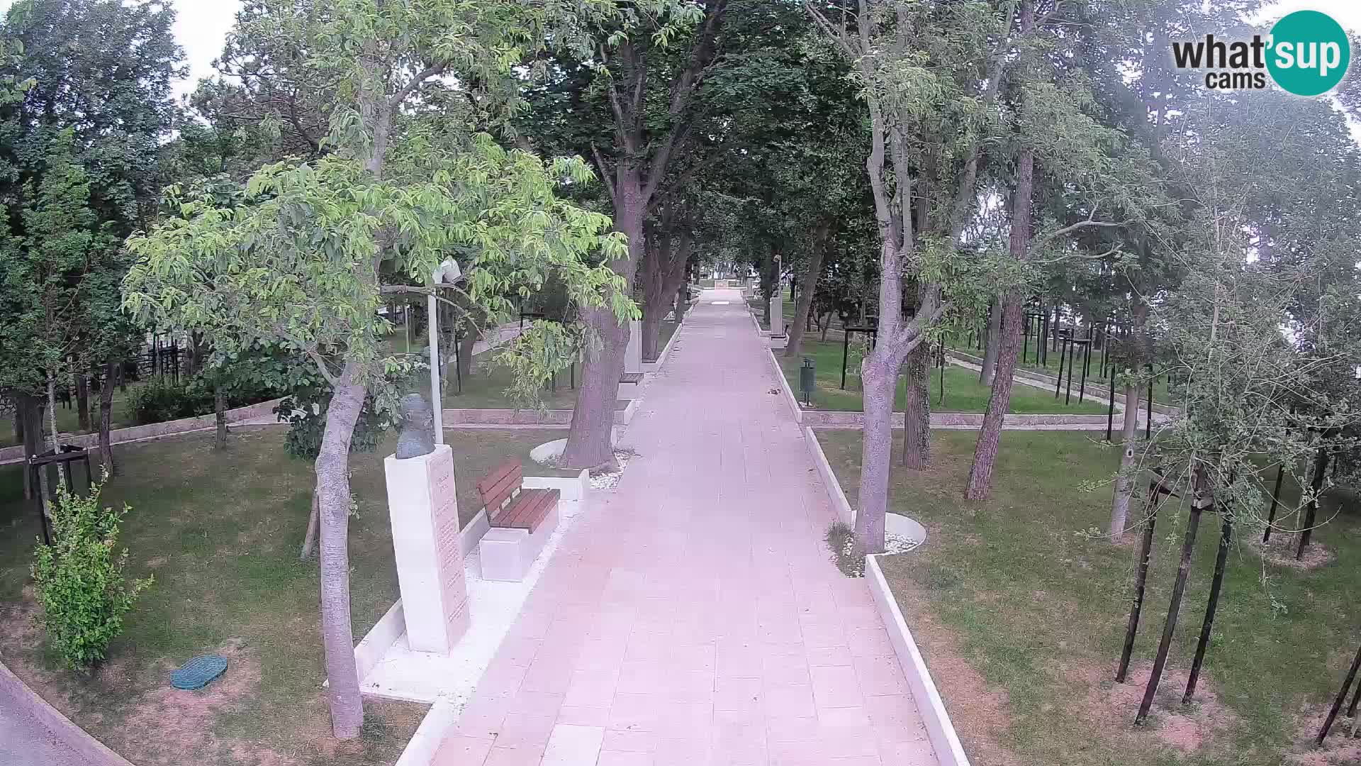 Writers’ Park Webcam Senj – Live by the Sea