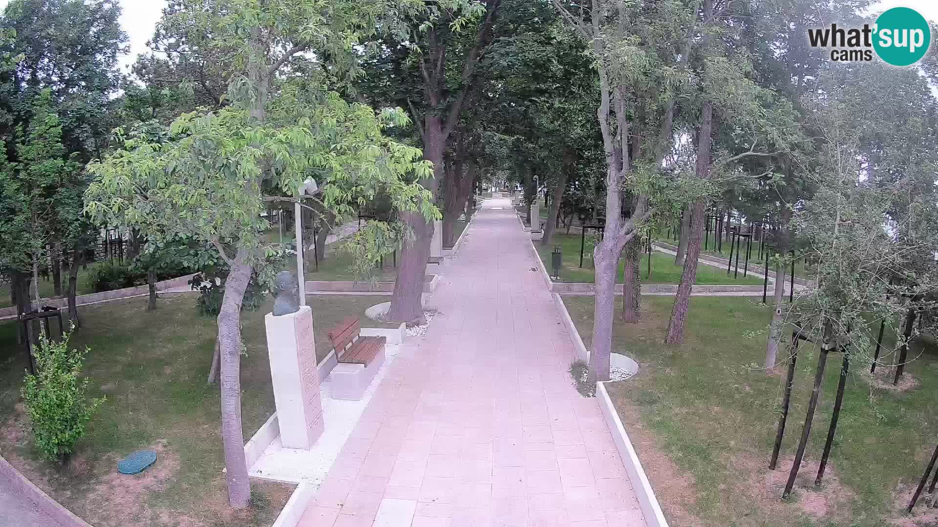 Writers’ Park Webcam Senj – Live by the Sea