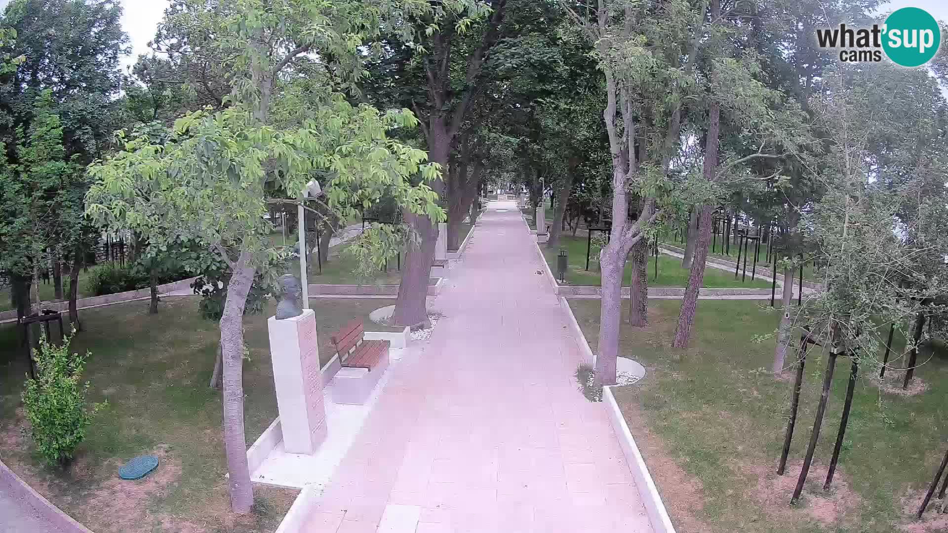 Writers’ Park Webcam Senj – Live by the Sea