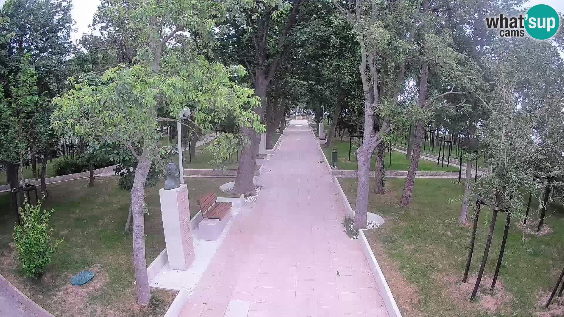 Writers’ Park Webcam Senj – Live by the Sea