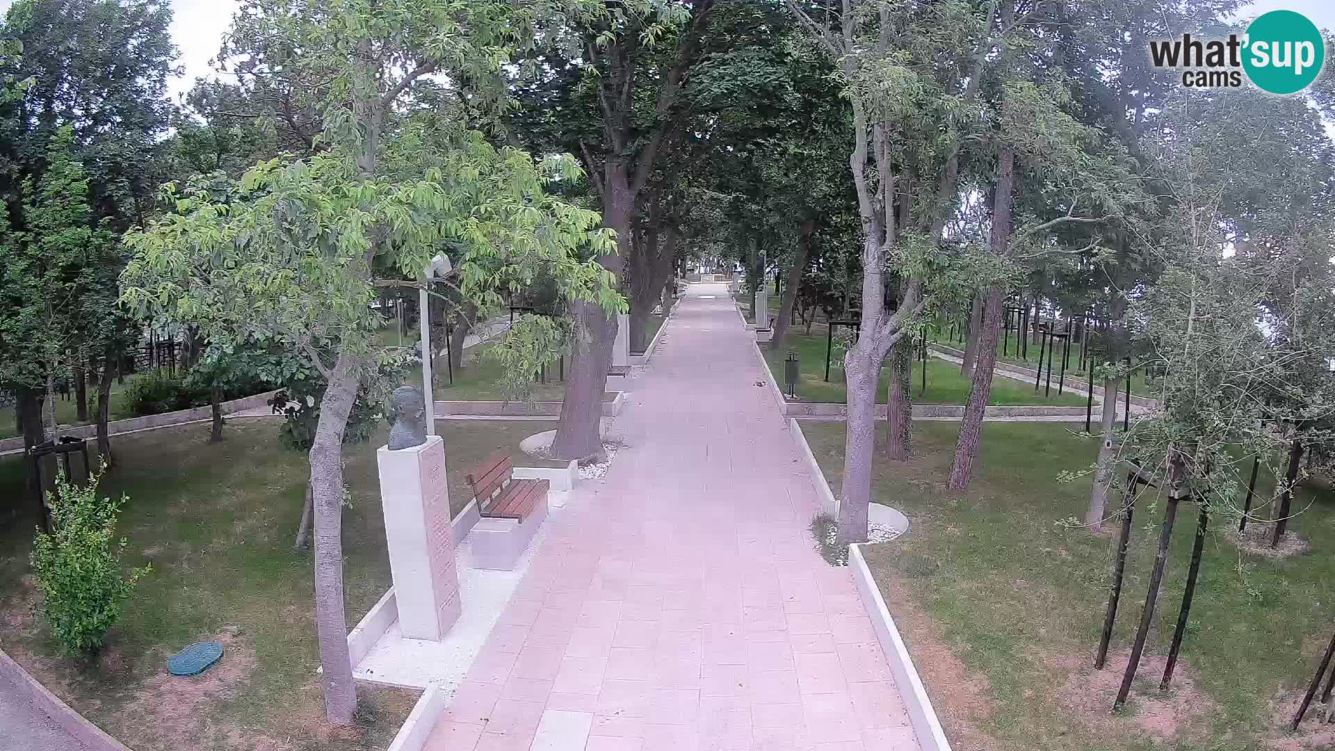 Writers’ Park Webcam Senj – Live by the Sea