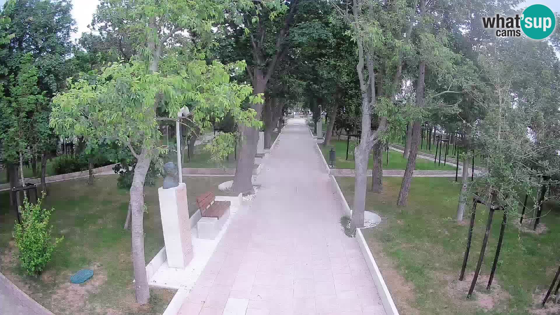 Writers’ Park Webcam Senj – Live by the Sea
