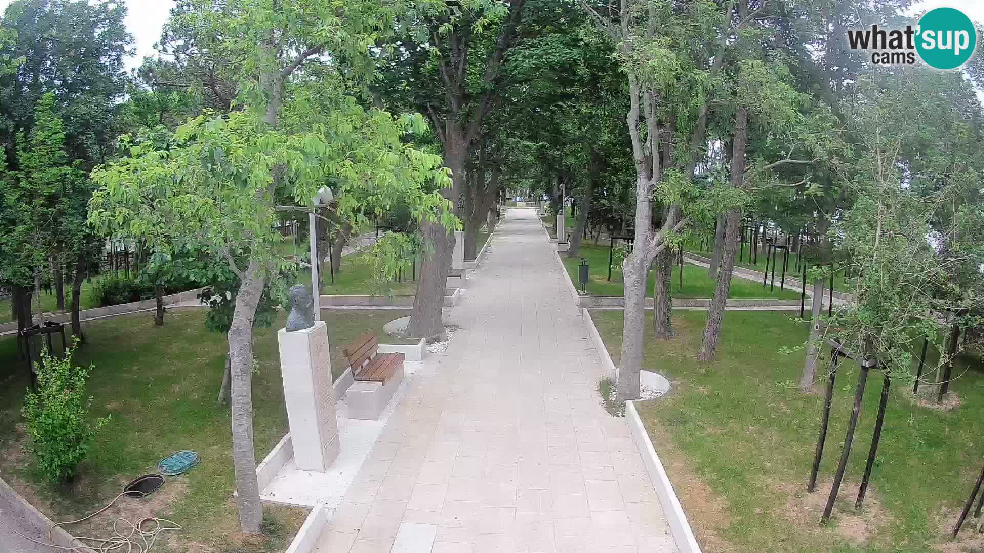 Writers’ Park Webcam Senj – Live by the Sea