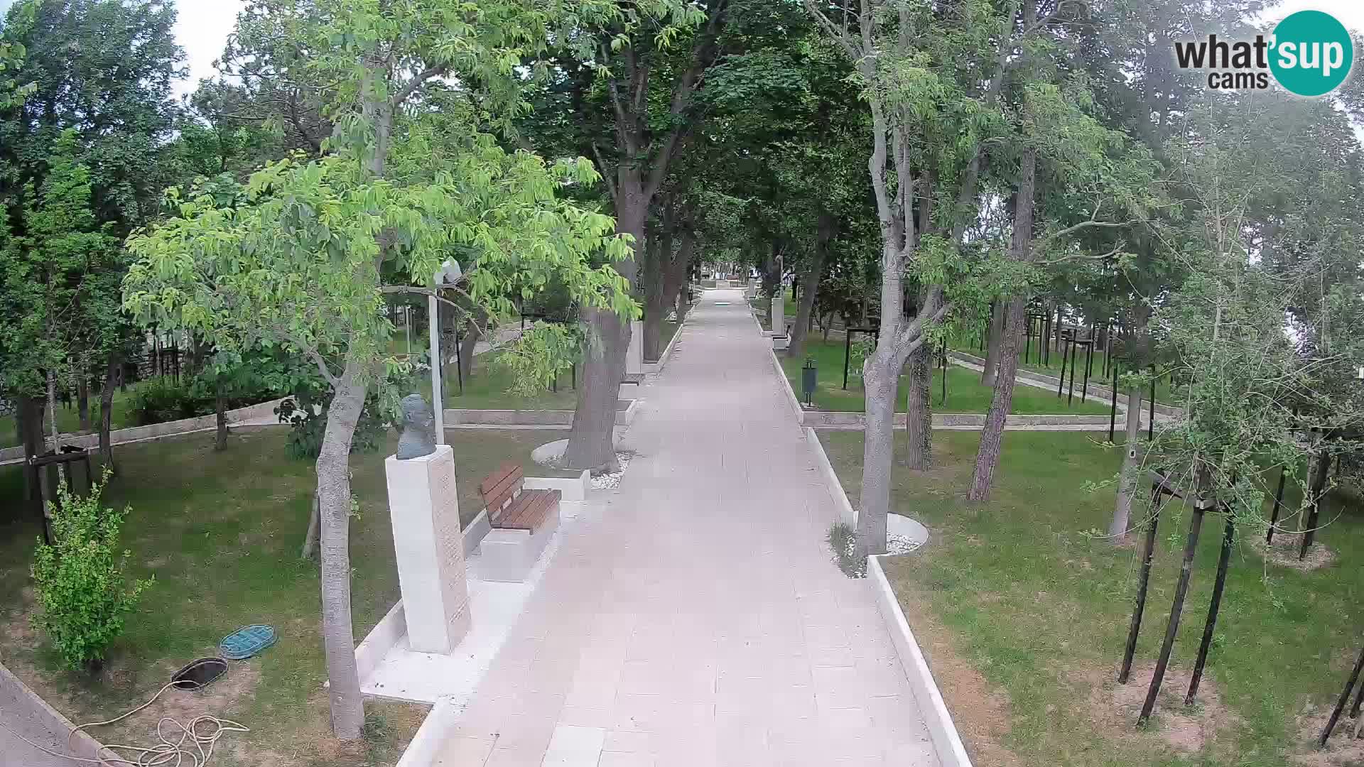 Writers’ Park Webcam Senj – Live by the Sea