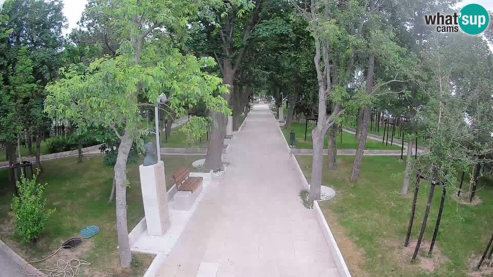 Writers’ Park Webcam Senj – Live by the Sea