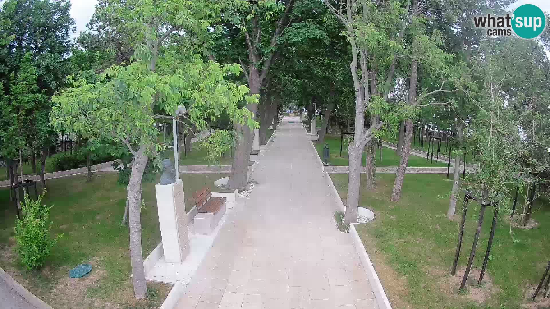 Writers’ Park Webcam Senj – Live by the Sea