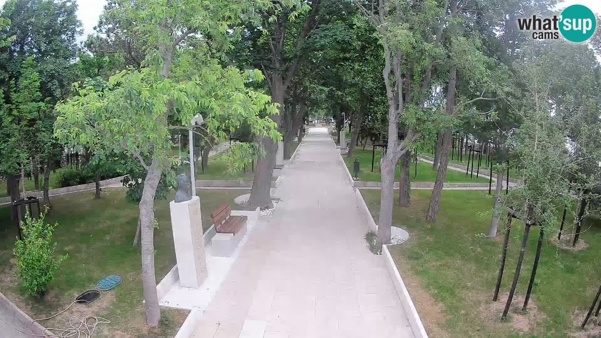 Webcam Schriftstellerpark Senj – Live am Meer