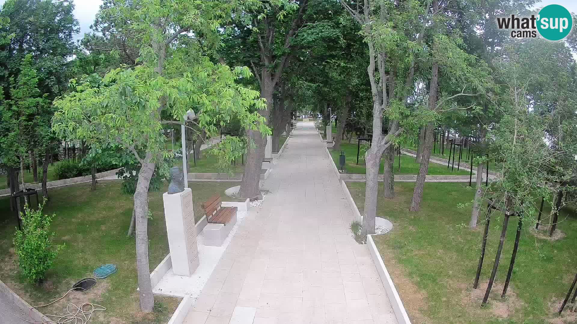 Writers’ Park Webcam Senj – Live by the Sea