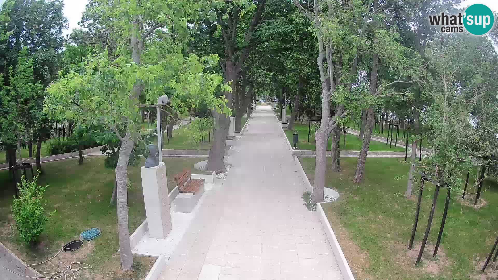 Writers’ Park Webcam Senj – Live by the Sea