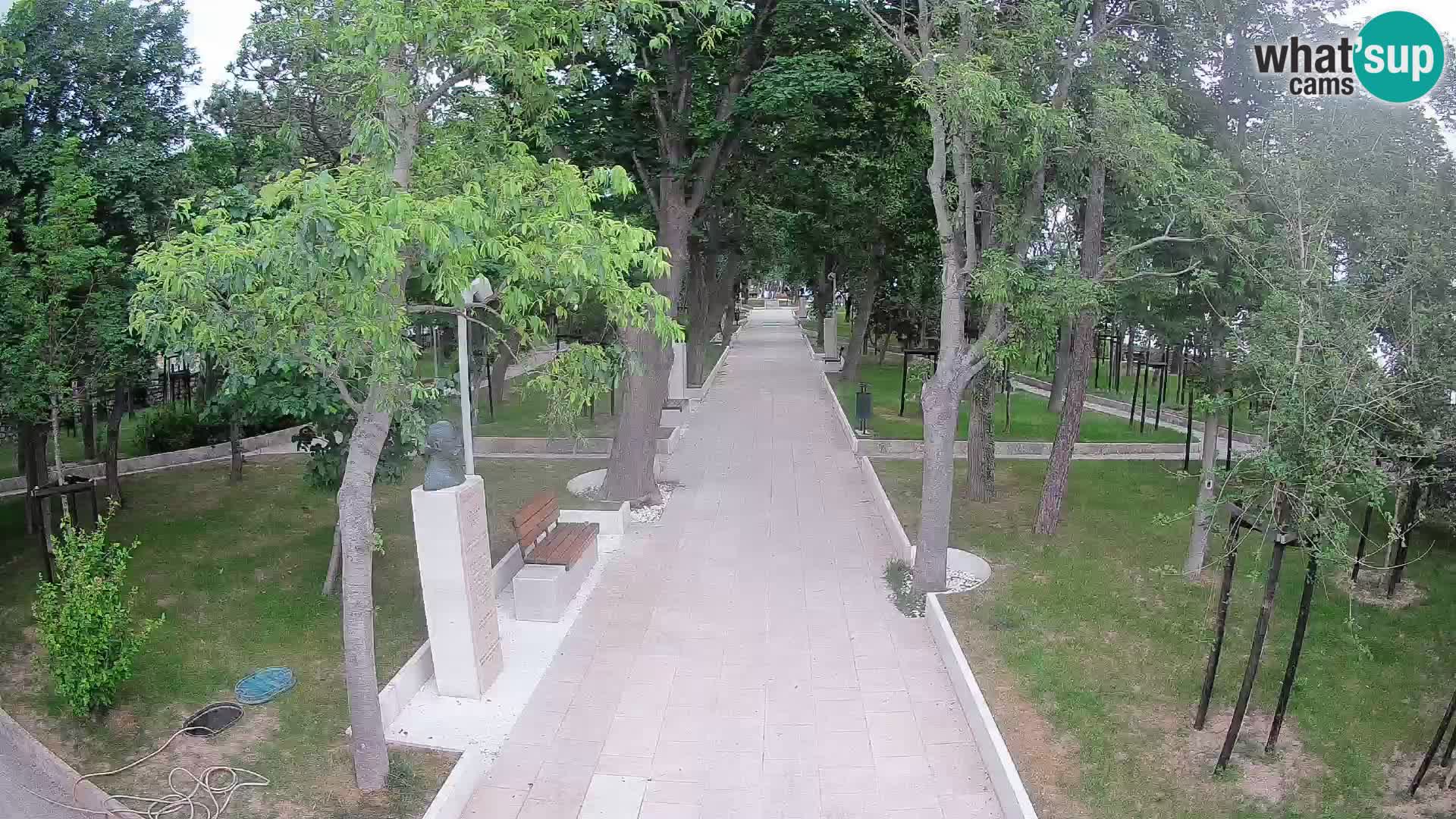 Writers’ Park Webcam Senj – Live by the Sea