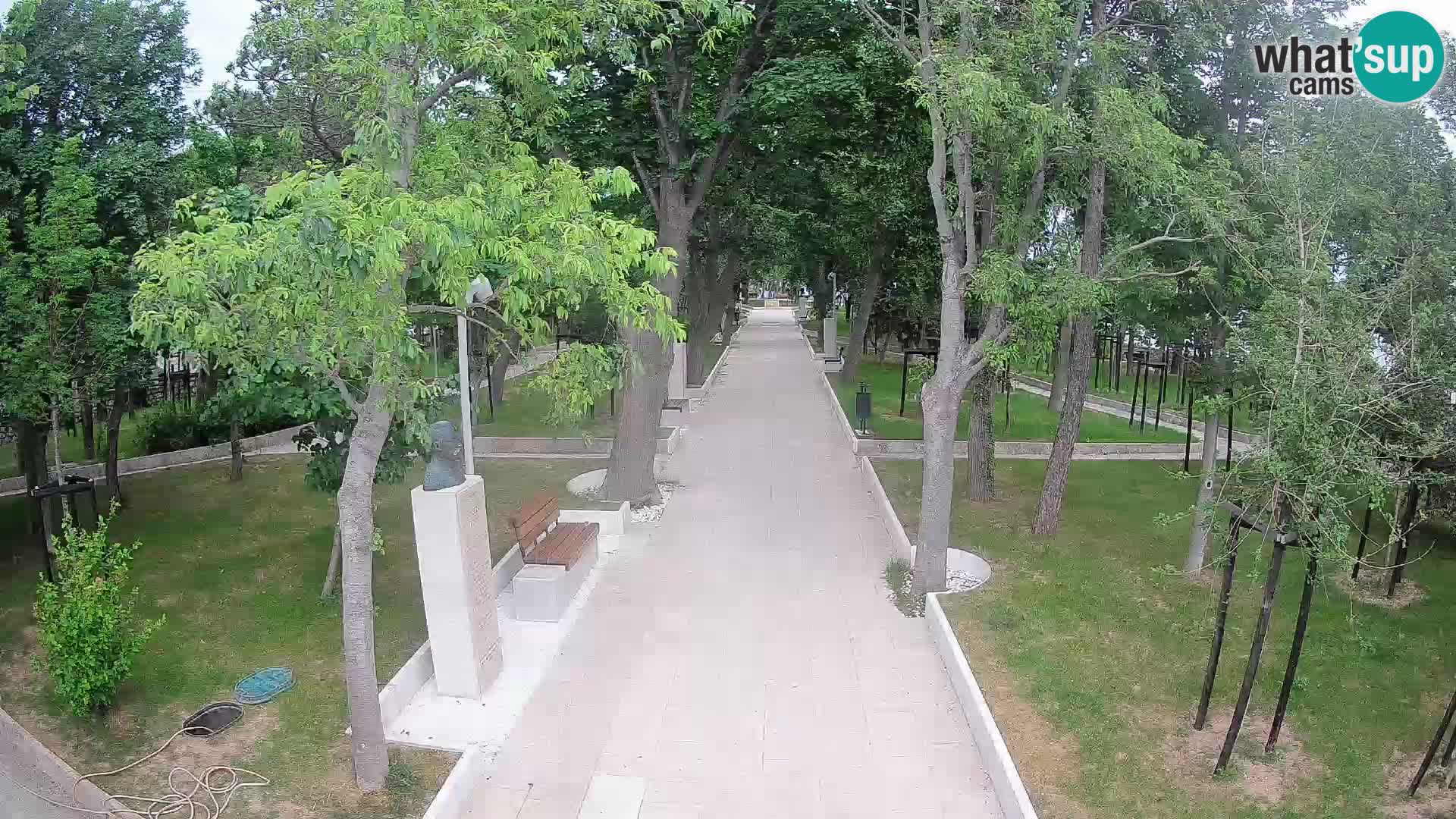 Webcam Schriftstellerpark Senj – Live am Meer