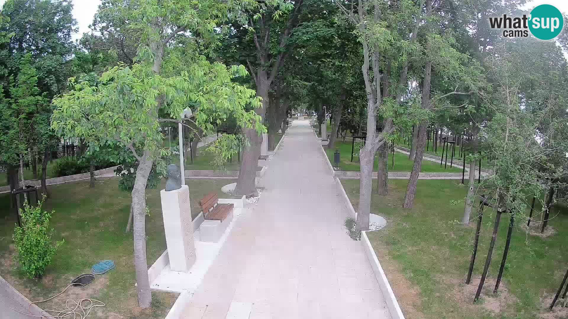 Writers’ Park Webcam Senj – Live by the Sea