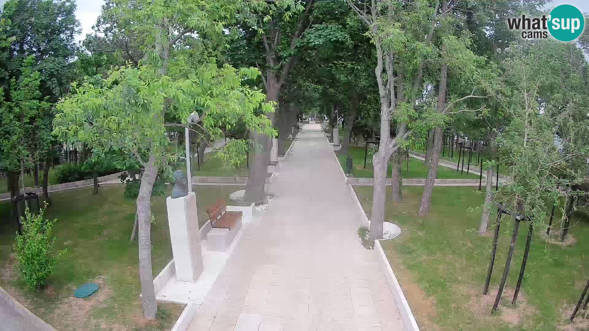 Writers’ Park Webcam Senj – Live by the Sea