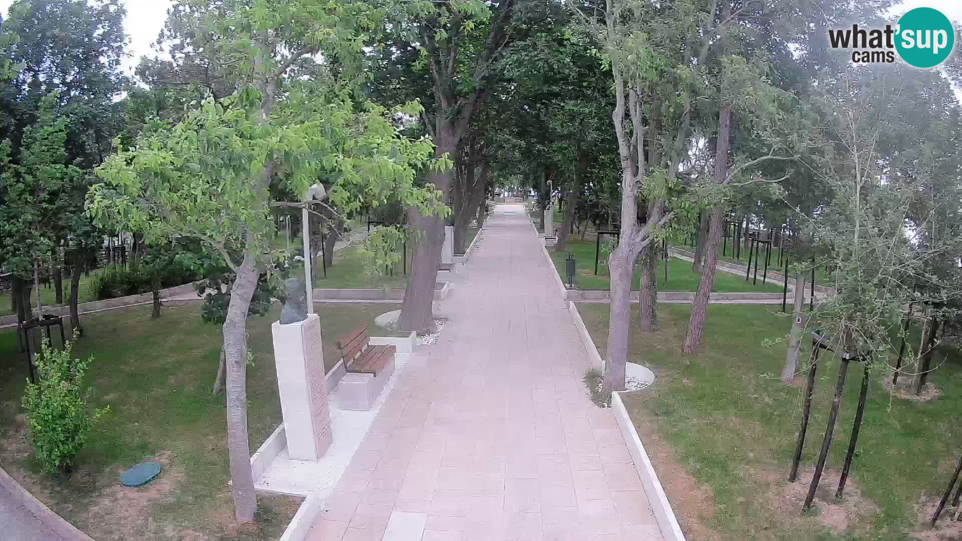 Writers’ Park Webcam Senj – Live by the Sea