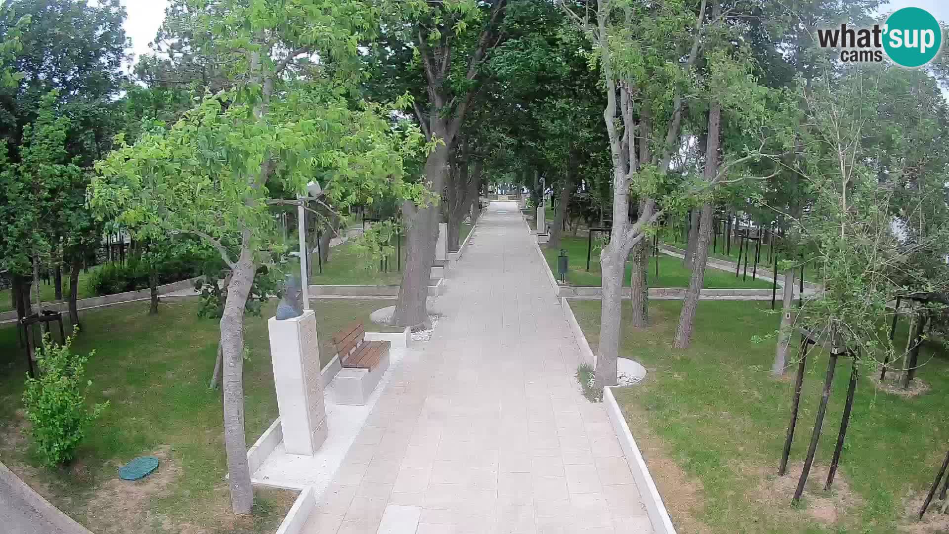 Writers’ Park Webcam Senj – Live by the Sea