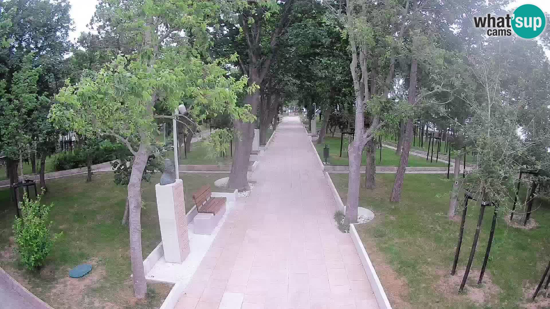 Writers’ Park Webcam Senj – Live by the Sea