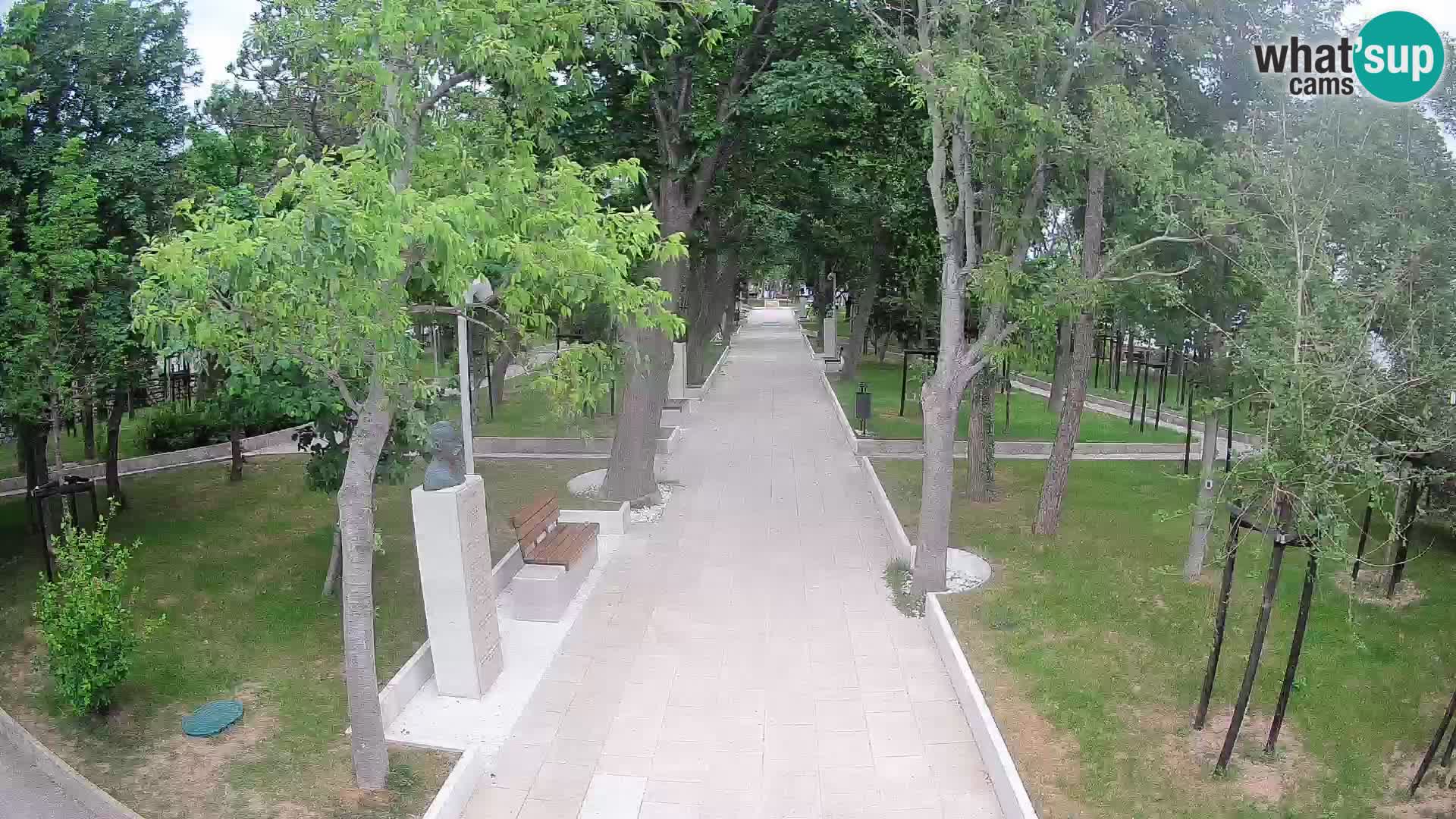 Writers’ Park Webcam Senj – Live by the Sea