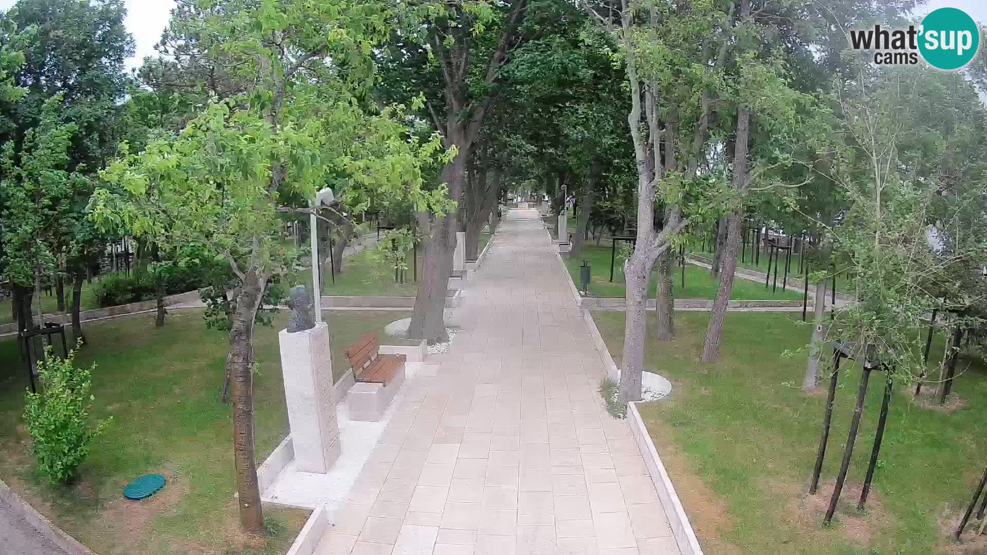 Writers’ Park Webcam Senj – Live by the Sea