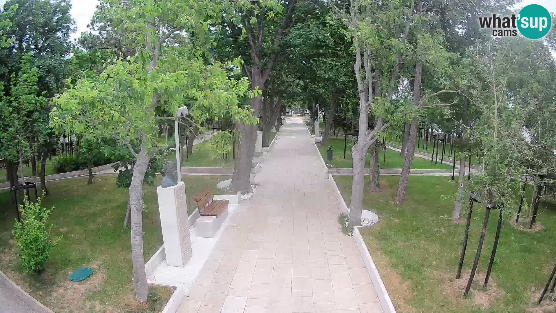 Writers’ Park Webcam Senj – Live by the Sea