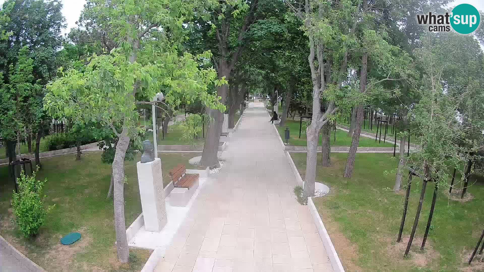 Writers’ Park Webcam Senj – Live by the Sea