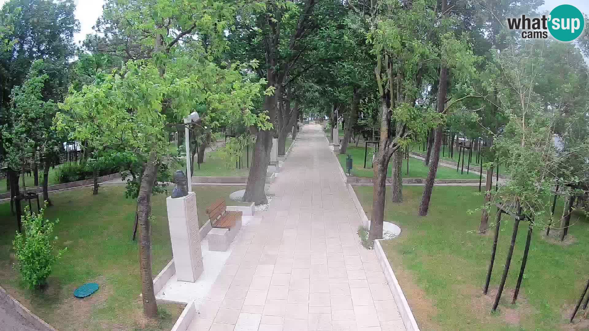 Webcam Schriftstellerpark Senj – Live am Meer