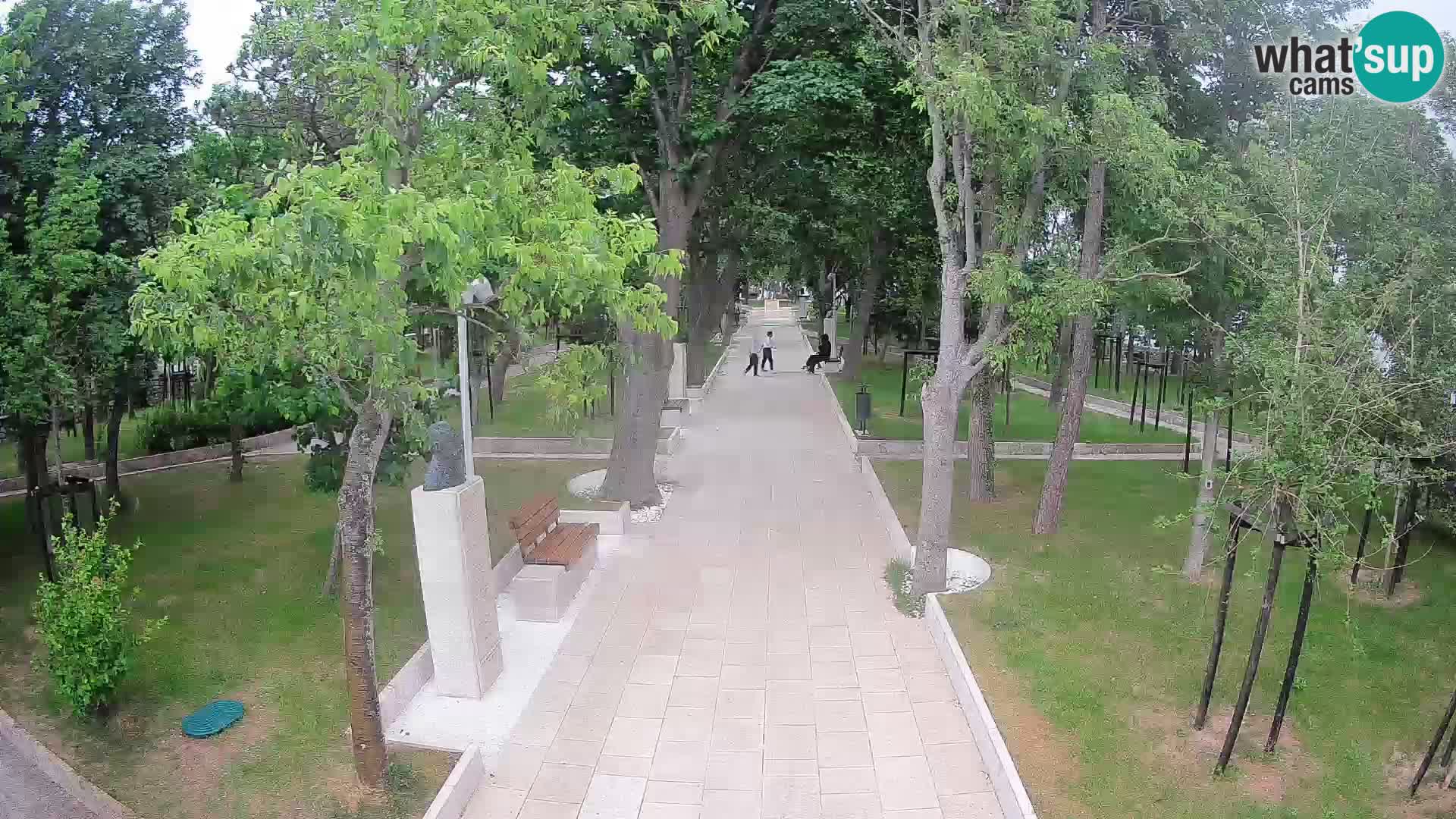 Writers’ Park Webcam Senj – Live by the Sea