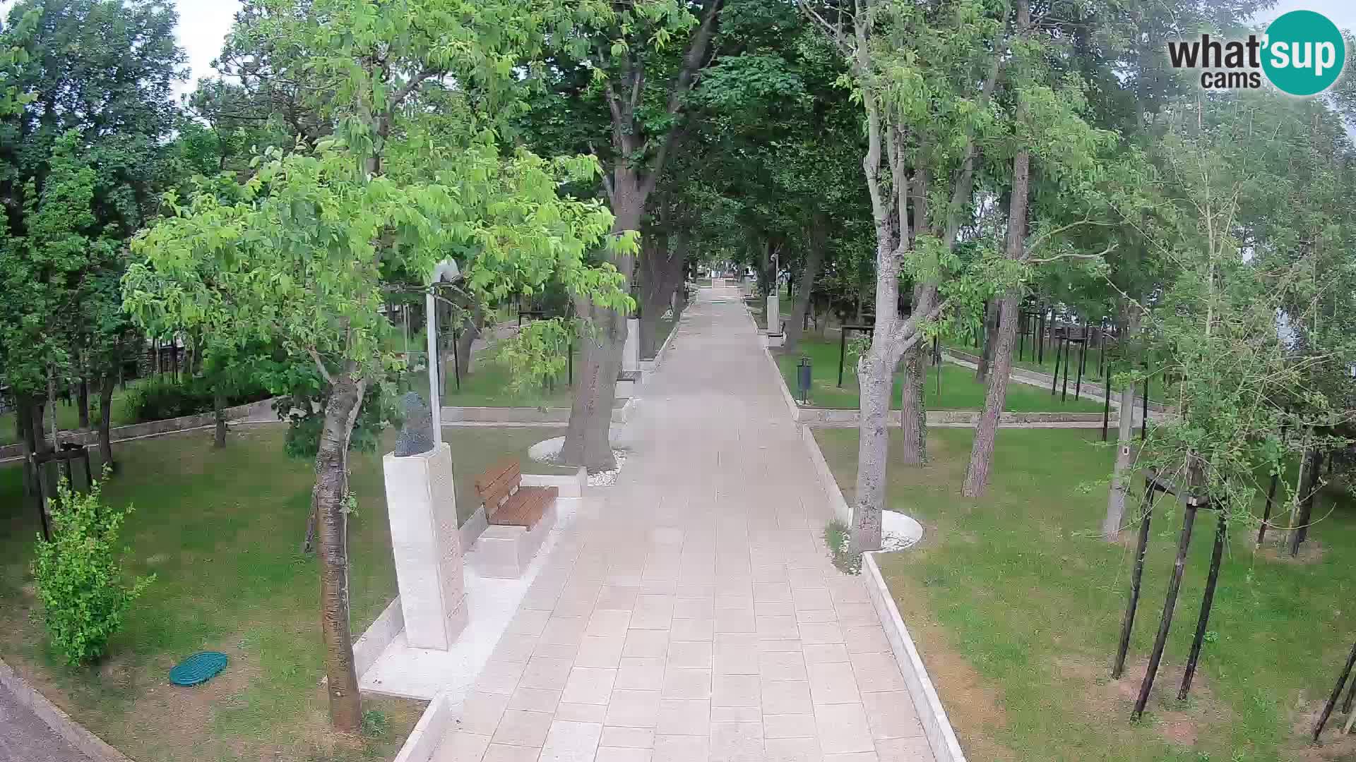 Writers’ Park Webcam Senj – Live by the Sea