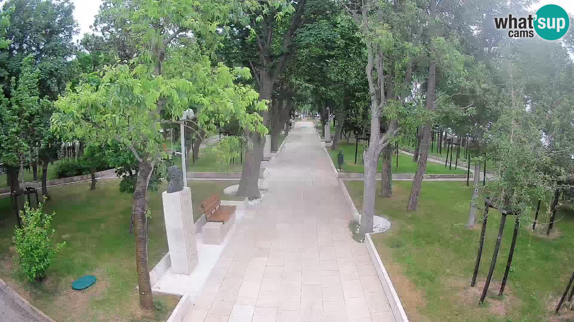Writers’ Park Webcam Senj – Live by the Sea