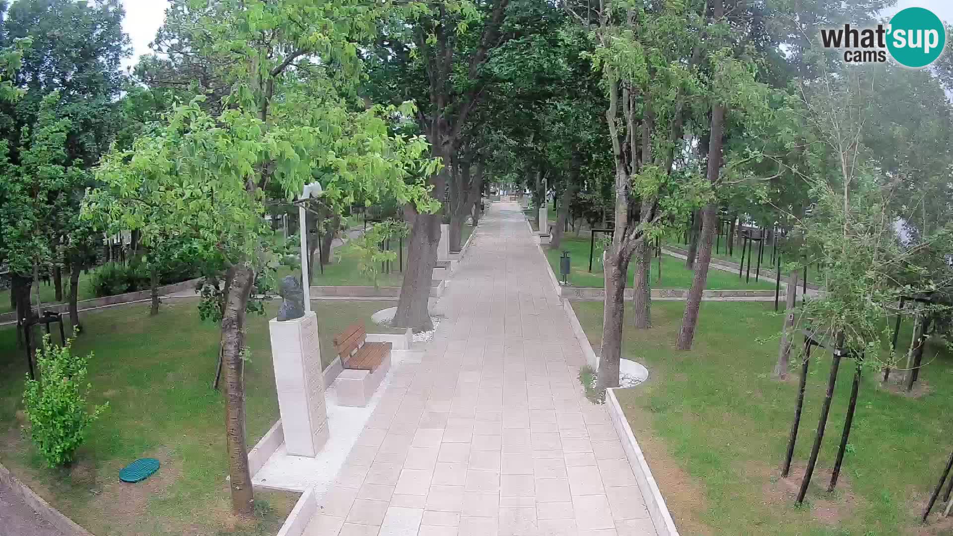 Writers’ Park Webcam Senj – Live by the Sea