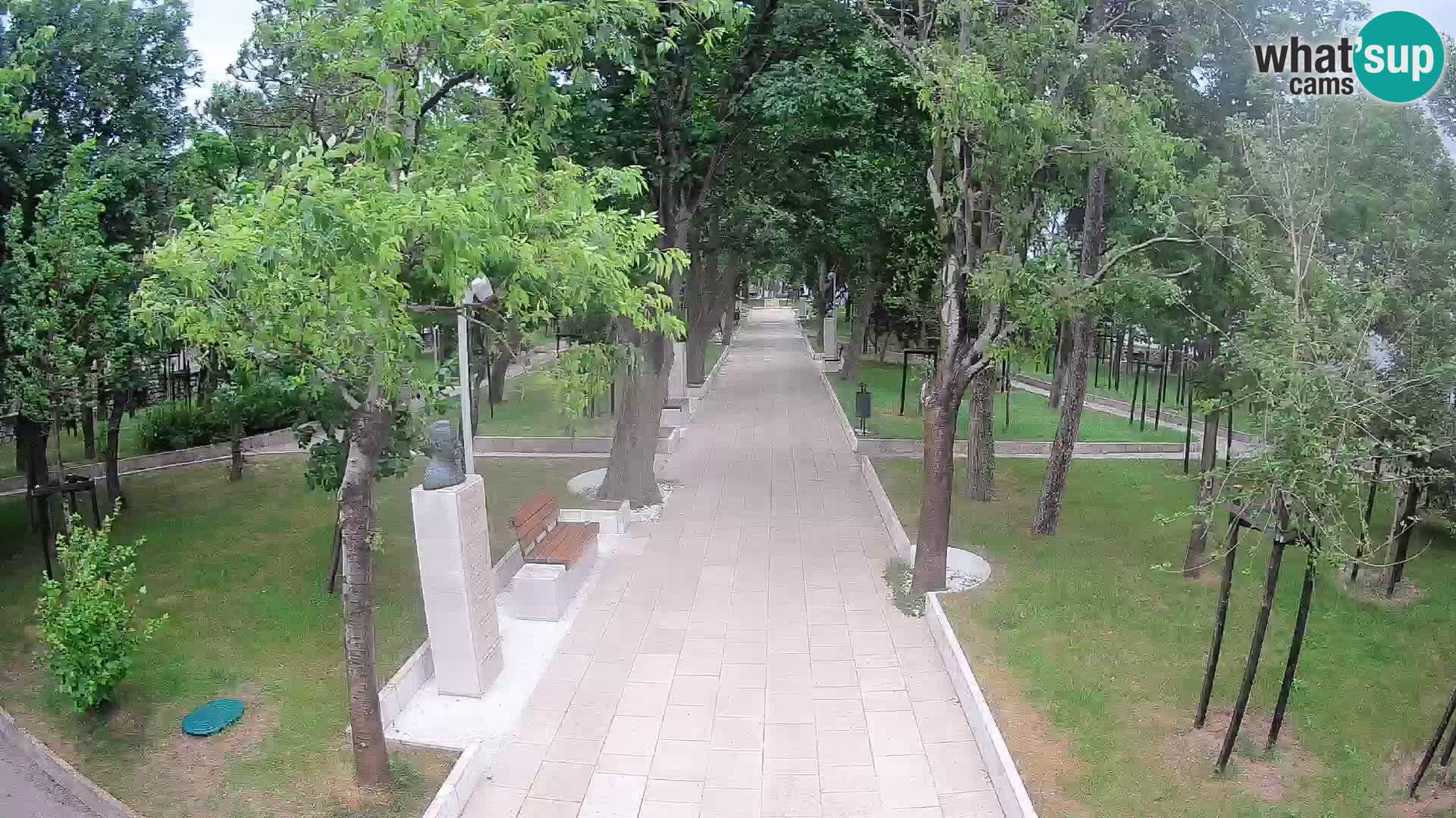 Writers’ Park Webcam Senj – Live by the Sea