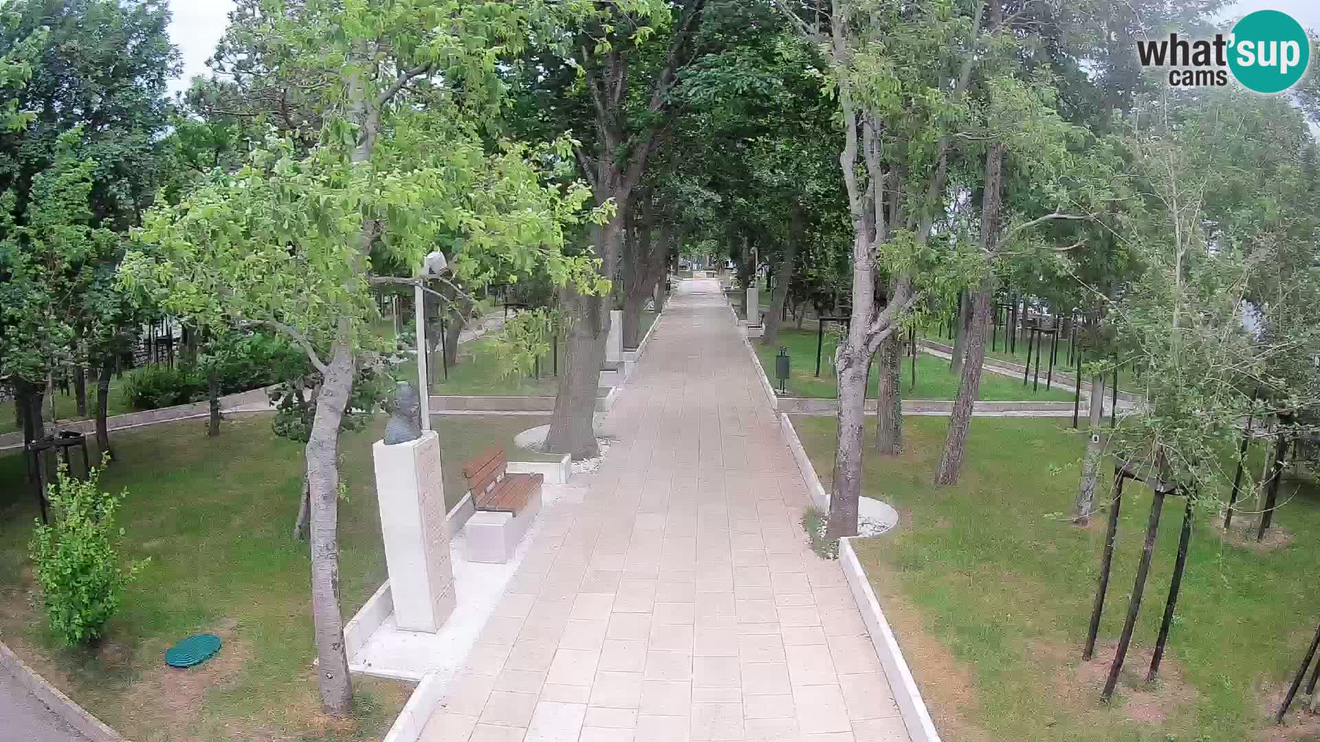 Writers’ Park Webcam Senj – Live by the Sea