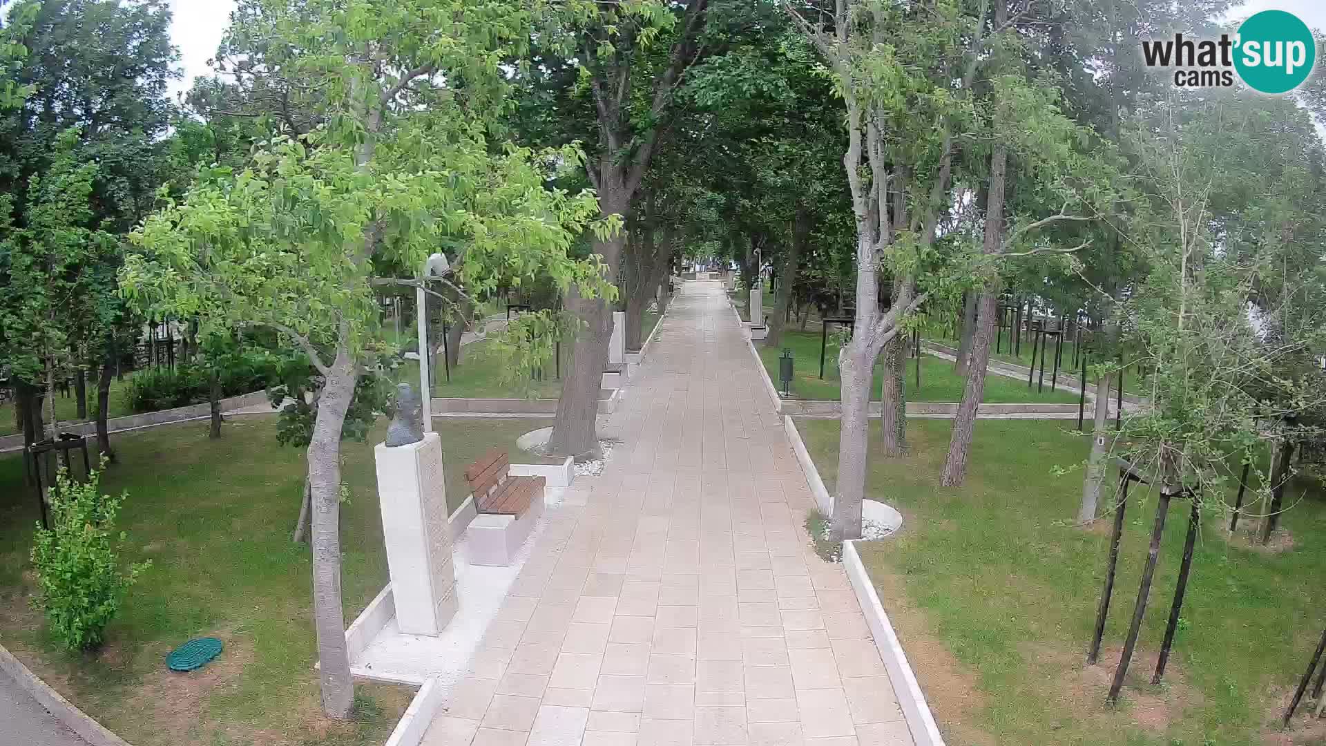 Writers’ Park Webcam Senj – Live by the Sea