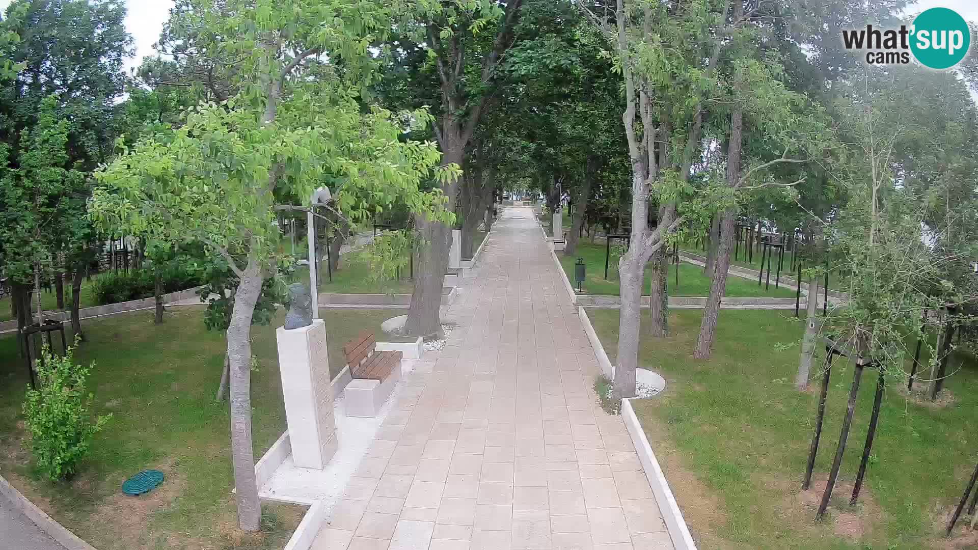 Writers’ Park Webcam Senj – Live by the Sea