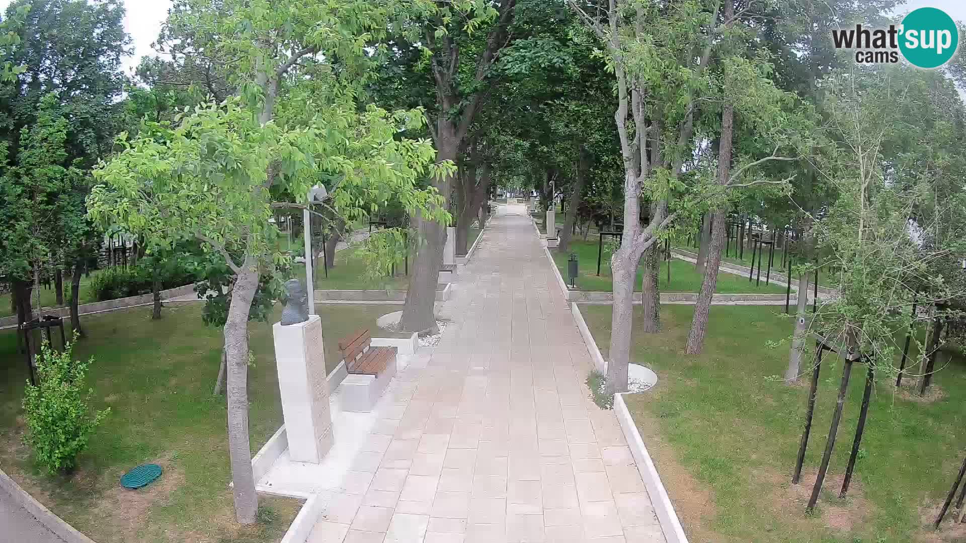 Writers’ Park Webcam Senj – Live by the Sea