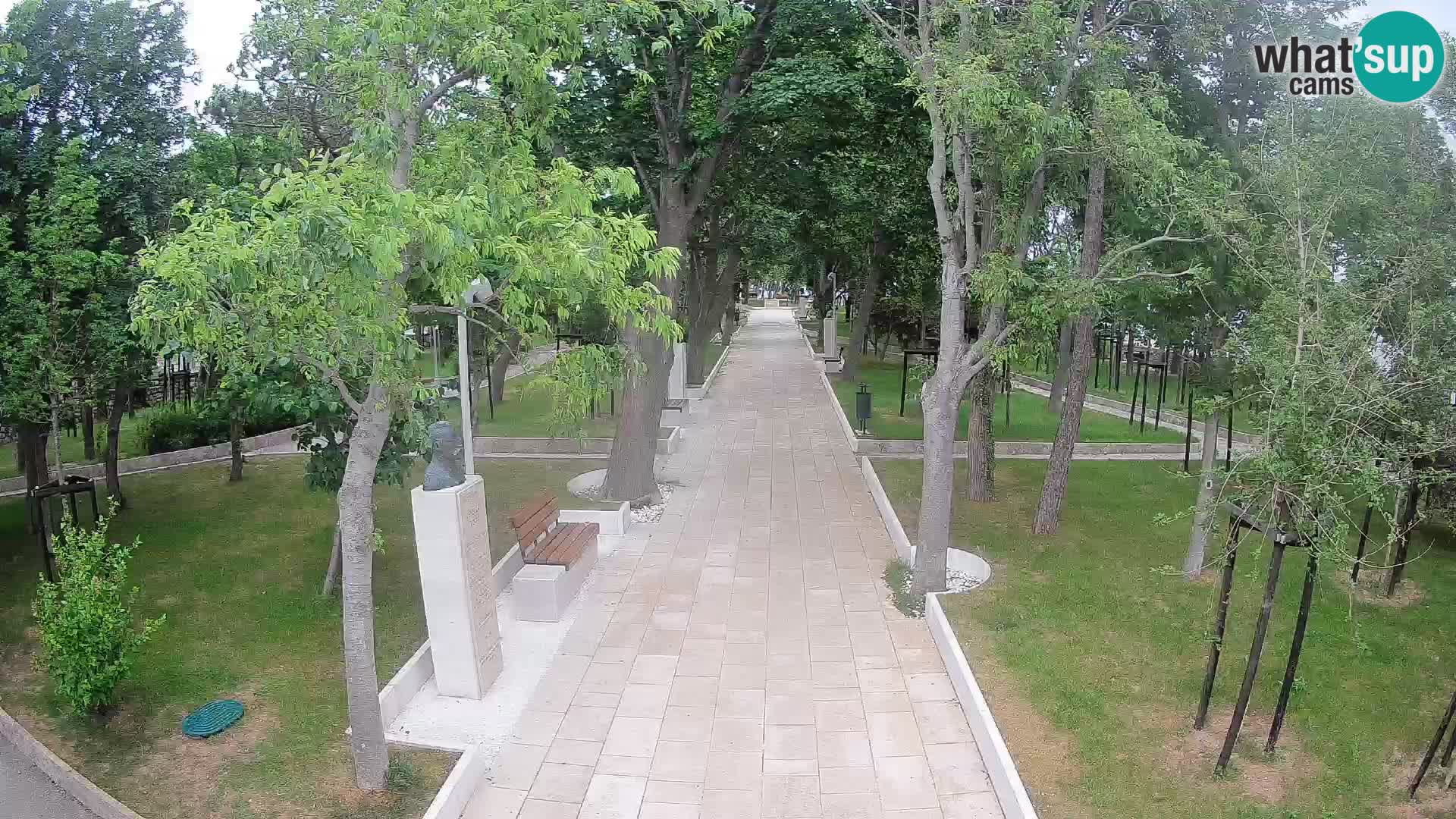 Writers’ Park Webcam Senj – Live by the Sea