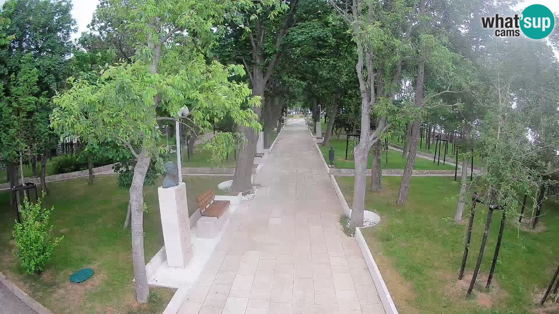 Writers’ Park Webcam Senj – Live by the Sea