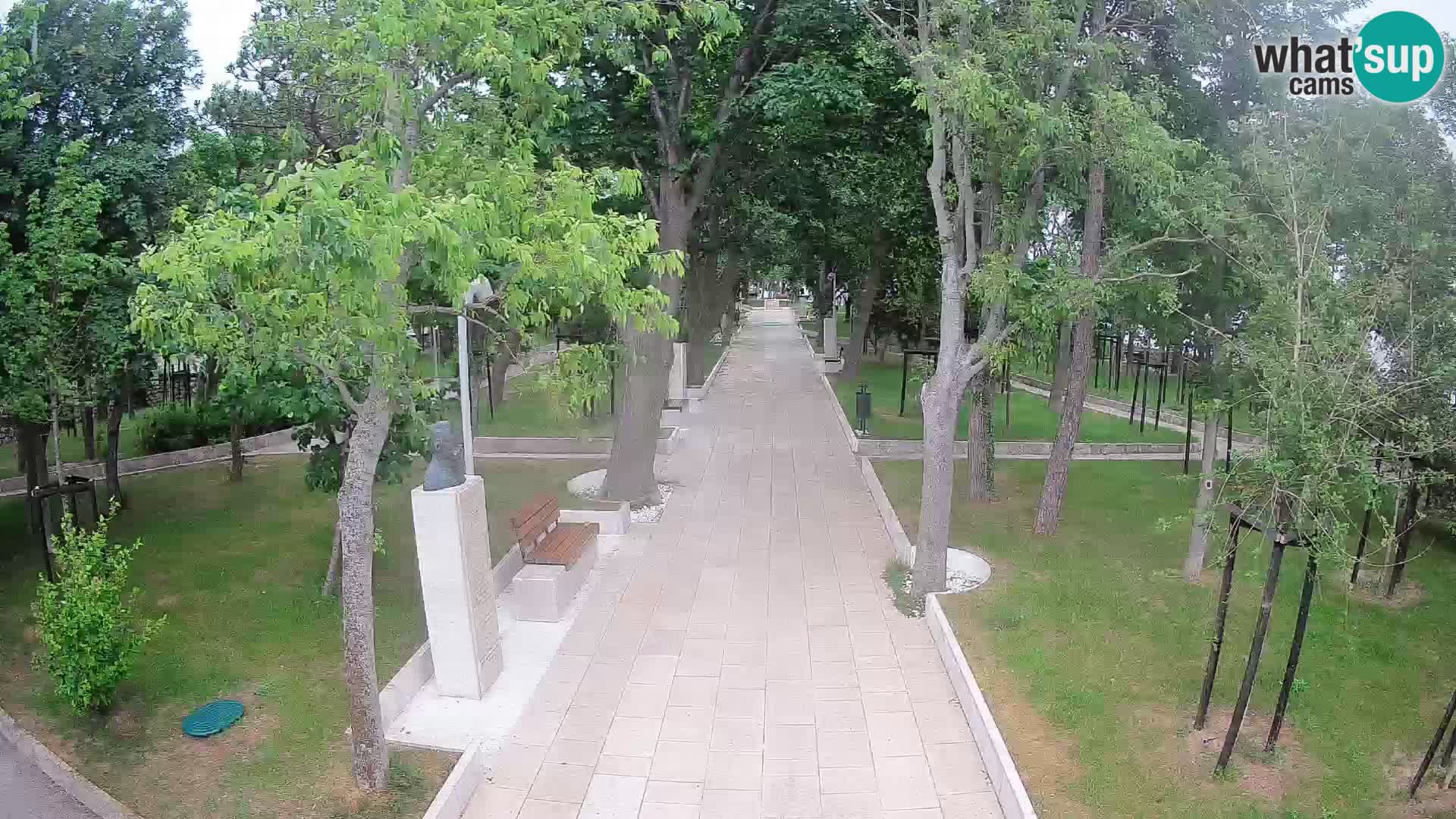 Webcam Schriftstellerpark Senj – Live am Meer