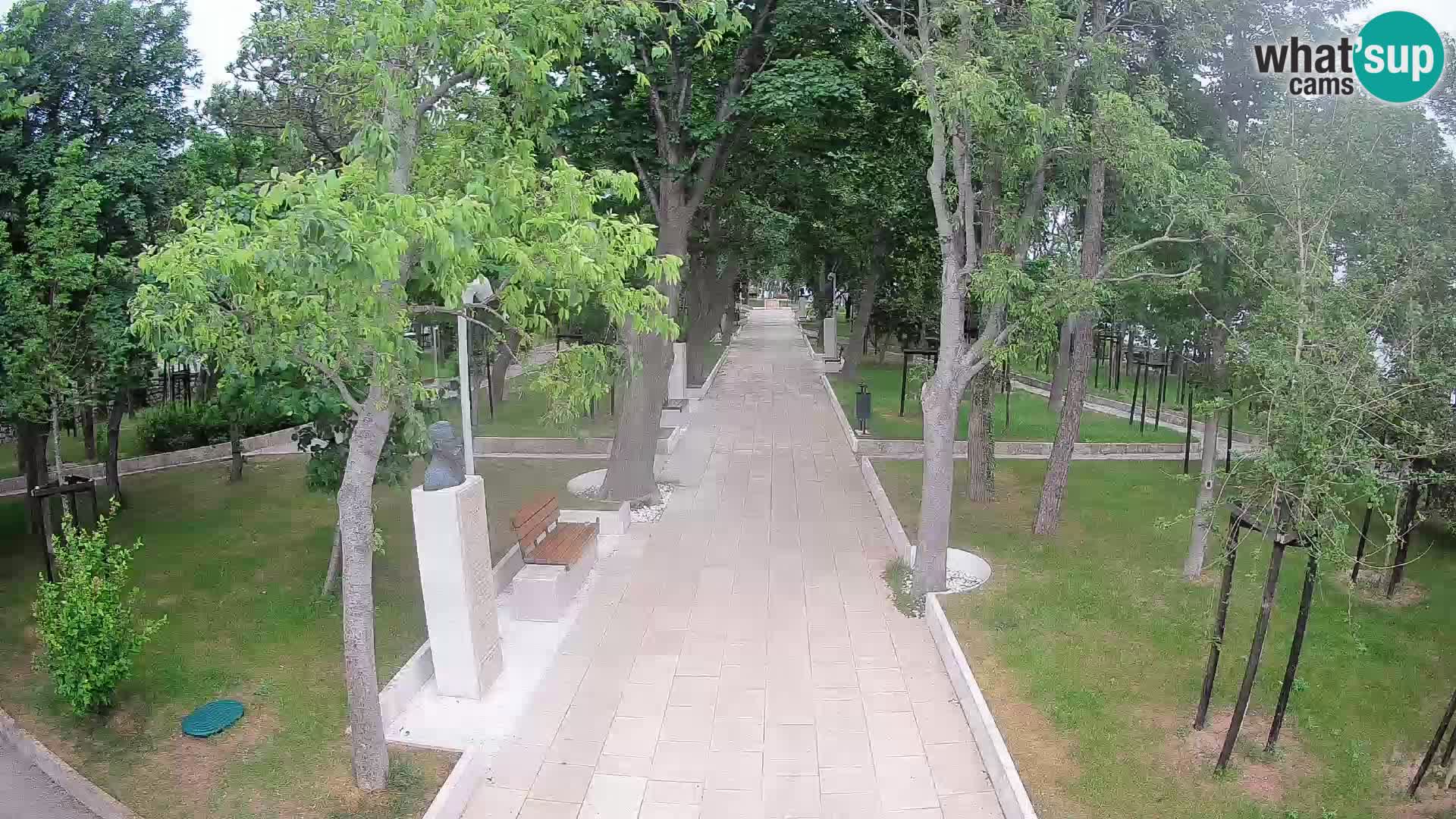 Writers’ Park Webcam Senj – Live by the Sea