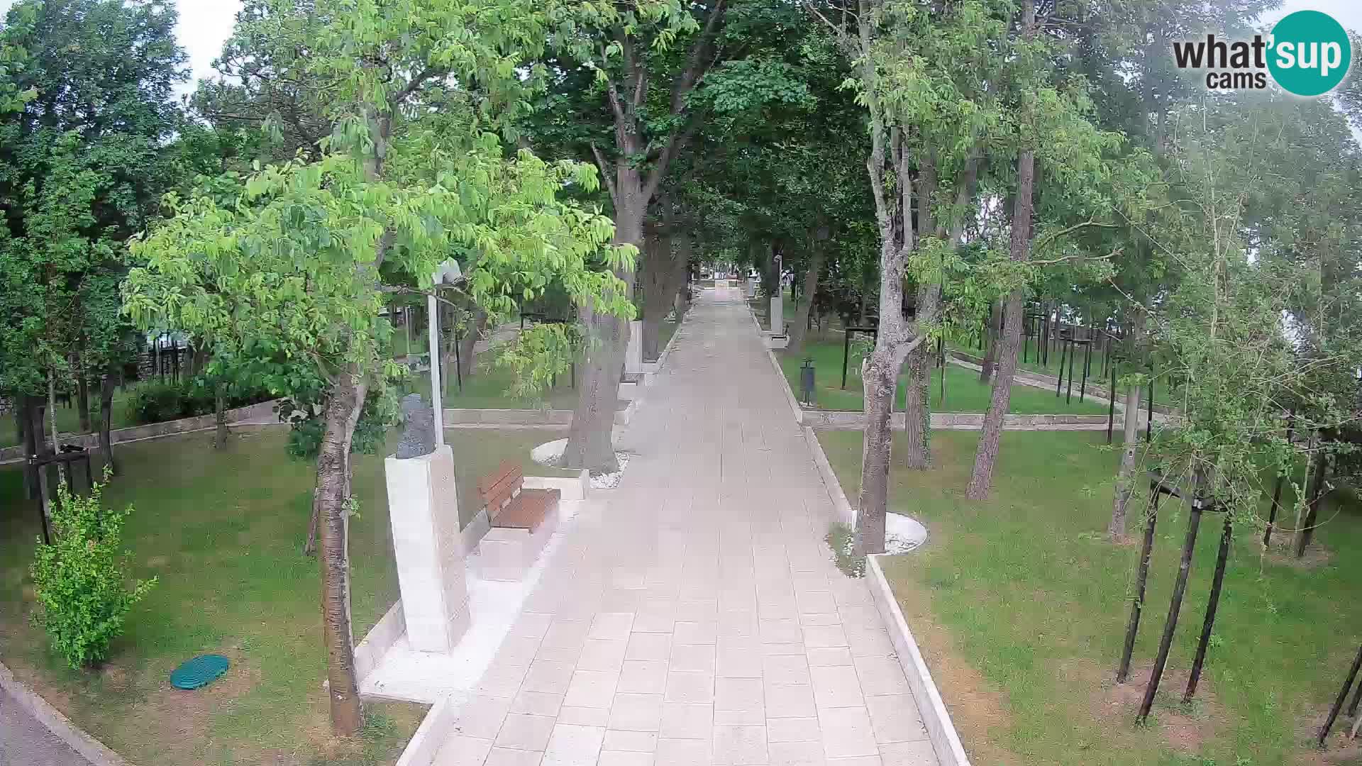 Writers’ Park Webcam Senj – Live by the Sea