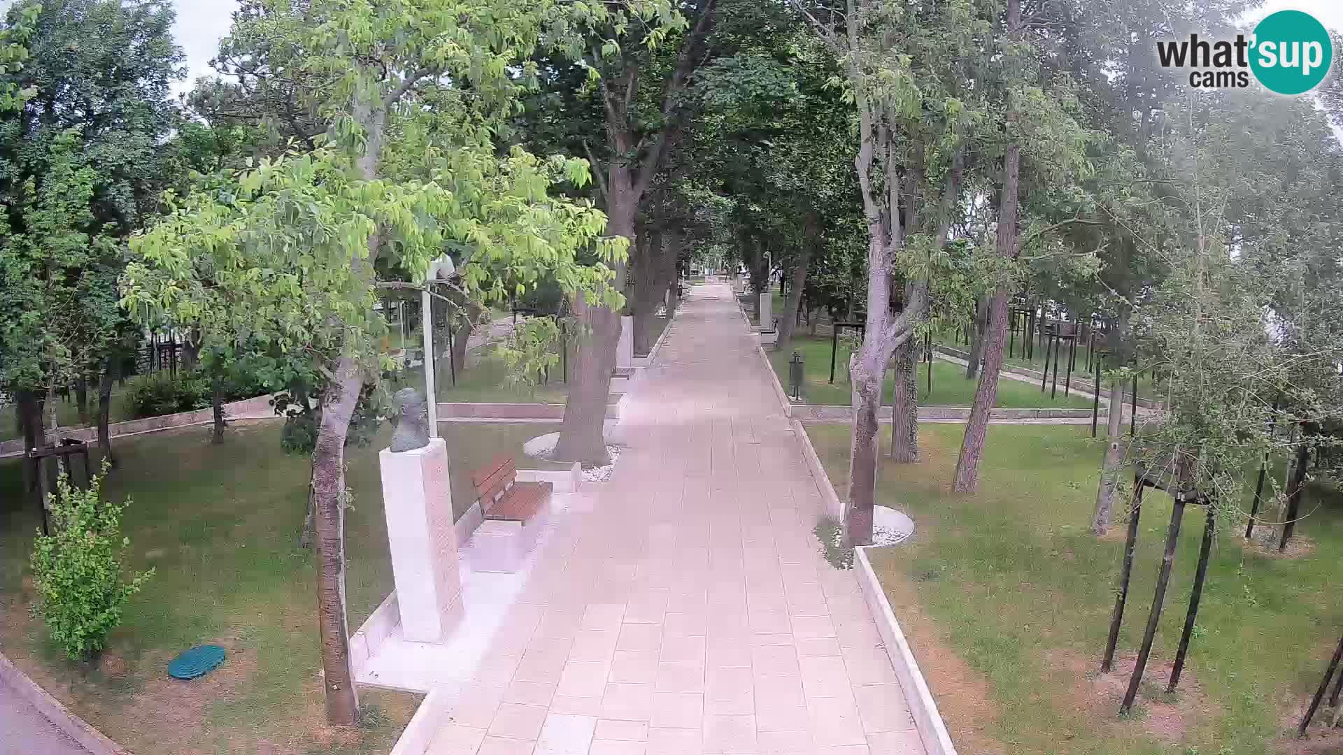 Writers’ Park Webcam Senj – Live by the Sea
