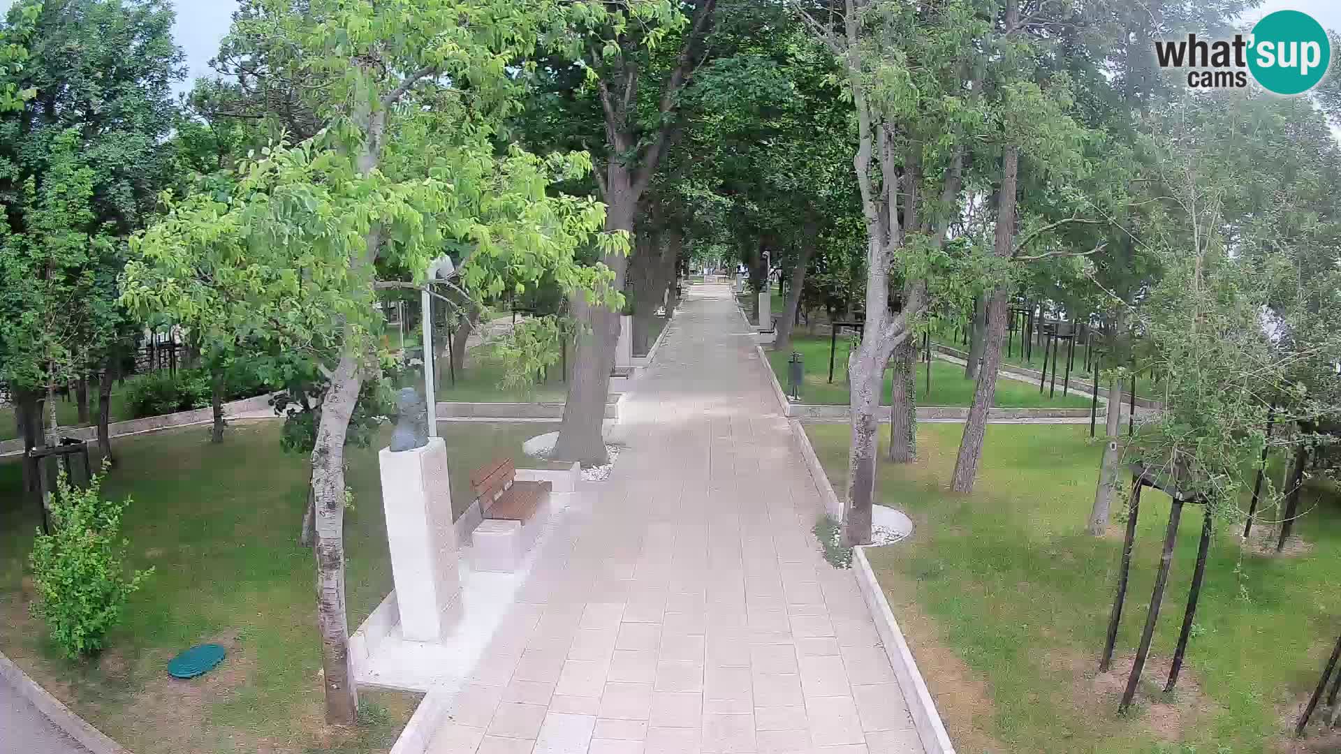 Writers’ Park Webcam Senj – Live by the Sea