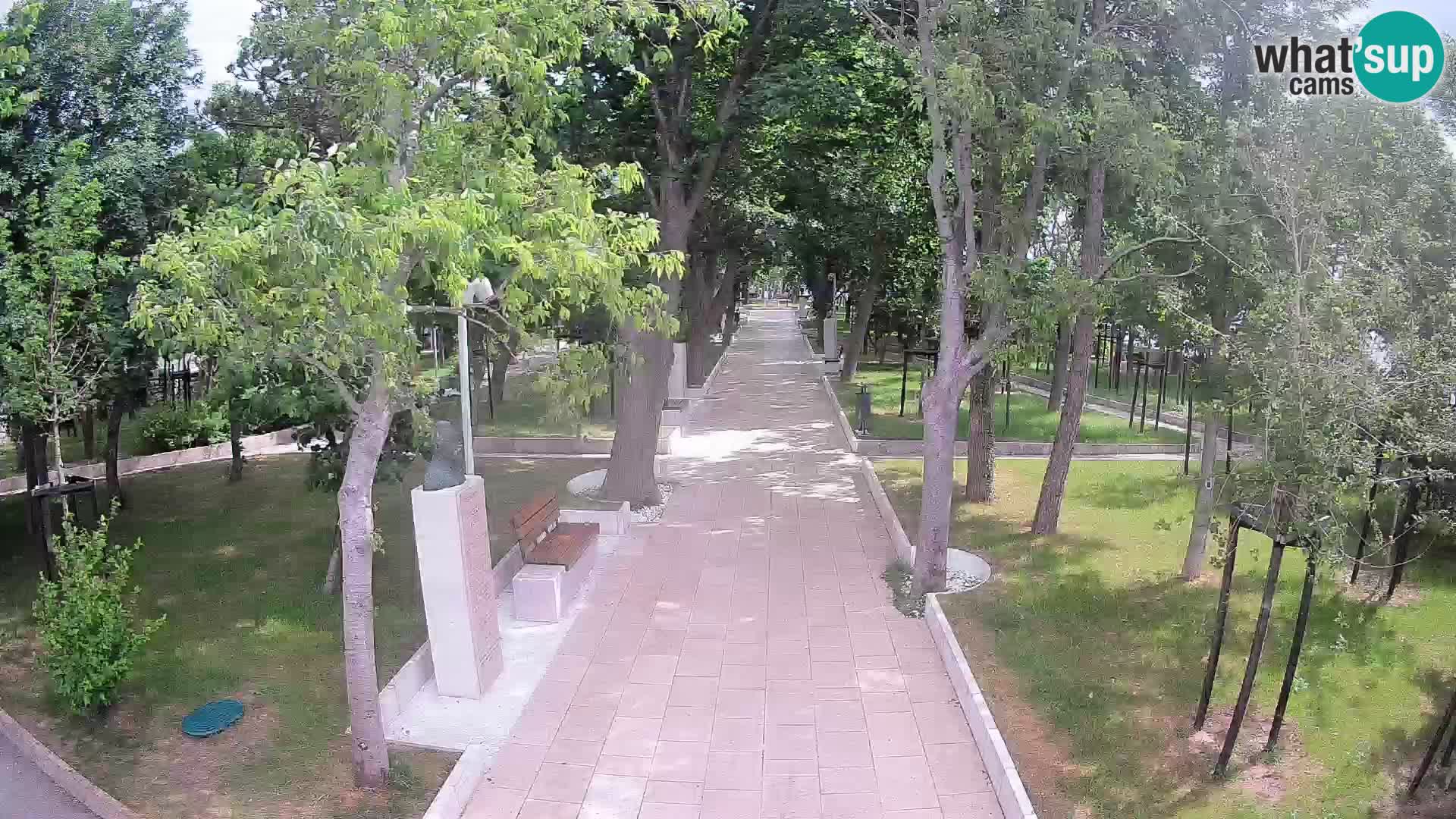 Writers’ Park Webcam Senj – Live by the Sea